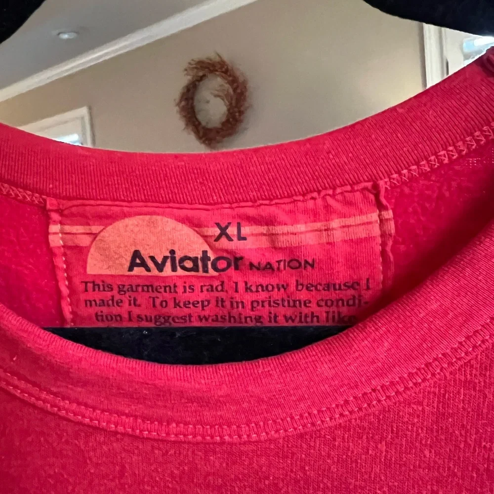 Aviator Nation Red Crewneck - Picture 2 of 5